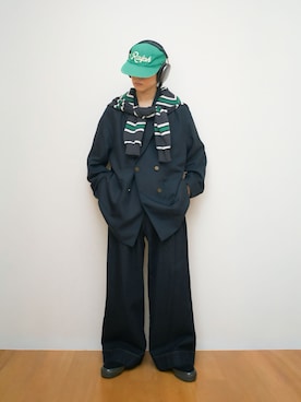 「FRUIT OF THE LOOM（フルーツオブザルーム）のアイテム」を使った、Naotoさん（メンズ・165cm）の秋コーディネート
