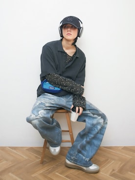 「studio CLIP（スタディオクリップ）のアイテム」を使った、Naotoさん（メンズ・165cm）の夏コーディネート