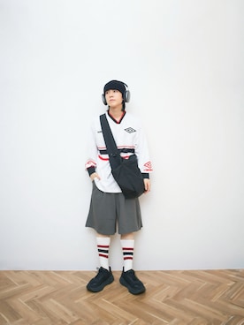 「アイテム（ニットキャップ/ビーニー）」を使った、Naotoさん（メンズ・165cm）の夏コーディネート