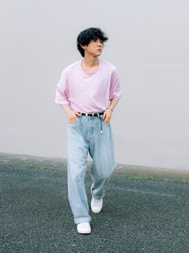 「ハイカットスニーカー」｜Naotoさん（メンズ・165cm）の夏コーディネート