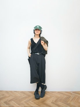 「アイテム（バングル/リストバンド）」を使った、Naotoさん（メンズ・165cm）の夏コーディネート