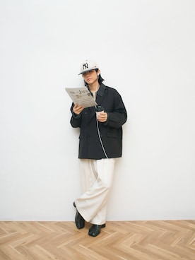 「アイテム（アンダーウェア）」を使った、Naotoさん（メンズ・165cm）の秋コーディネート