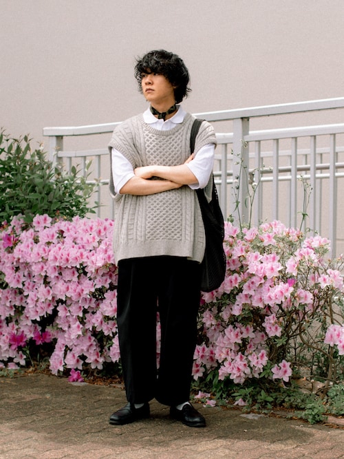 COMOLI（コモリ）の「＜COMOLI（コモリ）＞ KANOKO ポロシャツ