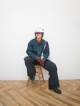 「アイテム（スキンケア）」を使った、Naotoさん（メンズ・165cm）の秋コーディネート