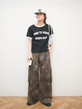 「アイテム（リング）」を使った、Naotoさん（メンズ・165cm）の夏コーディネート