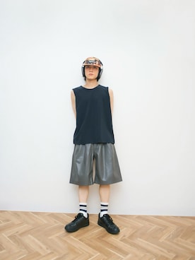「NIKE（ナイキ）のアイテム」を使った、Naotoさん（メンズ・165cm）の夏コーディネート