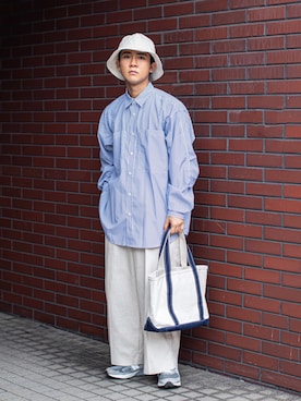 「NEWBALANCE」｜「アイテム（その他）」を使った、Naotoさん（メンズ・165cm）の秋コーディネート