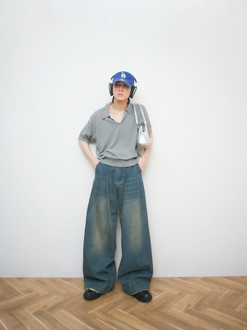 Regen Glanz ポロシャツ skipper knit polo shirt/スキッパーニット
