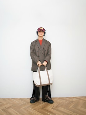 「アイテム（レッグウェア）」を使った、Naotoさん（メンズ・165cm）の秋コーディネート