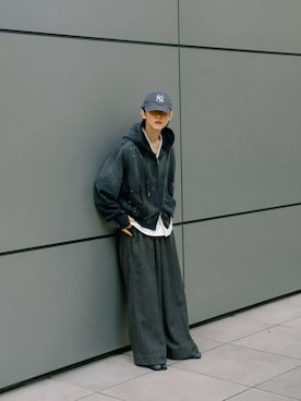 「アイテム（アンダーウェア）」を使った、Naotoさん（メンズ・165cm）の秋コーディネート