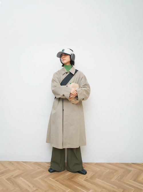 「FREAK'S STORE（フリークスストア）の限定展開 12oz Short Length ヘビーウェイト ラグランスリーブスウェット/ショート丈（スウェット）」を使った、Naotoさん（メンズ・165cm）の冬コーディネート