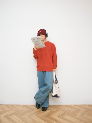 「ETVOS(エトヴォス)のミネラルUVアクアセラム(日焼け止め/UVケア)」を使った、Naotoさん(メンズ・165cm)の冬コーディネート