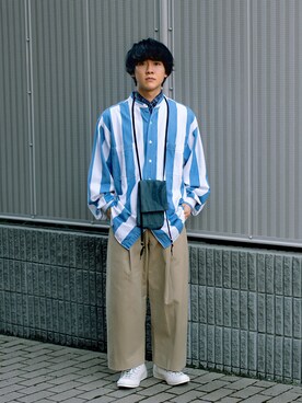 「ハイカットスニーカー」｜Naotoさん（メンズ・165cm）の春コーディネート