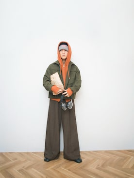 「アイテム（リング）」を使った、Naotoさん（メンズ・165cm）の冬コーディネート