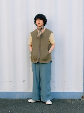 「ハイカットスニーカー」｜Naotoさん（メンズ・165cm）の夏コーディネート