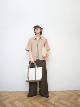 「MGV（エムジーヴィー）のフロントロゴベースボールキャップ（キャップ）」を使った、Naotoさん（メンズ・165cm）の秋コーディネート