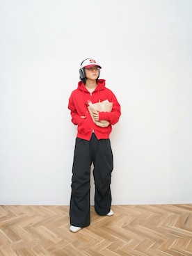 「アイテム（ラッピングキット）」を使った、Naotoさん（メンズ・165cm）の秋コーディネート