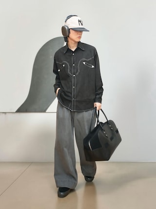 「AMERICAN NEEDLE(アメリカンニードル)の【AMERICAN NEEDLE】ベースボールロゴストレートキャップ(キャップ)」を使った、Naotoさん(メンズ・165cm)の秋コーディネート