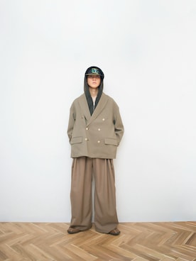 「アイテム（トランクス）」を使った、Naotoさん（メンズ・165cm）の秋コーディネート