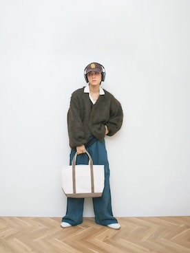 「アイテム（アンダーウェア）」を使った、Naotoさん（メンズ・165cm）の冬コーディネート