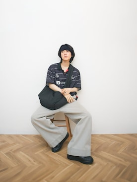 「アイテム（ヘアアクセサリー）」を使った、Naotoさん（メンズ・165cm）の夏コーディネート