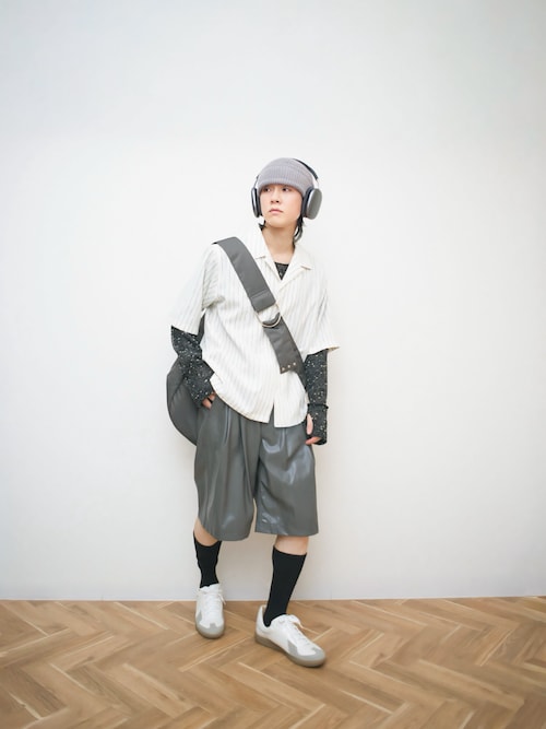 soerte Loose slub mesh knit pullover / ルーズスラブメッシュニット