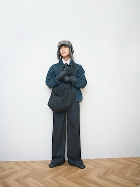 「Steven Alan（スティーブンアラン）のアイテム」を使った、Naotoさん（メンズ・165cm）の冬コーディネート