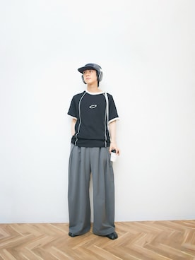 「アイテム（化粧水）」を使った、Naotoさん（メンズ・165cm）の秋コーディネート
