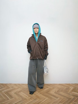 「MONKEY TIME（モンキータイム）のアイテム」を使った、Naotoさん（メンズ・165cm）の冬コーディネート