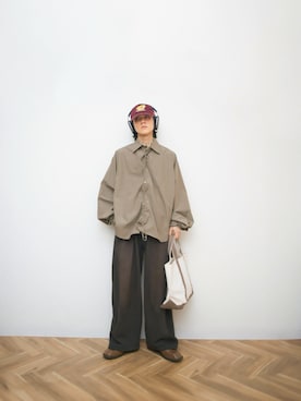 「アイテム（インナーウェア/肌着）」を使った、Naotoさん（メンズ・165cm）の秋コーディネート