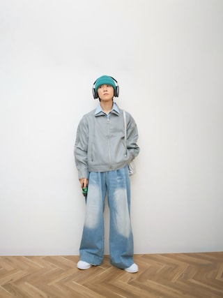 「NIKE（ナイキ）のナイキ コルテッツ レザー メンズシューズ / Nike Cortez Leather Men's Shoes DM4044-108 White（スニーカー）」を使った、Naotoさん（メンズ・165cm）の春コーディネート