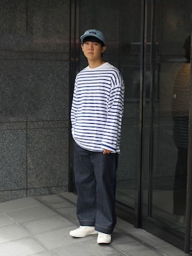 「マリンコーデ」｜「アイテム（その他）」を使った、Naotoさん（メンズ・165cm）の秋コーディネート