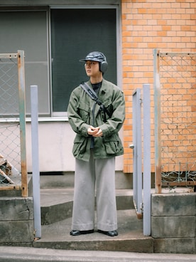 「Supreme （シュプリーム）のアイテム」を使った、Naotoさん（メンズ・165cm）の春コーディネート