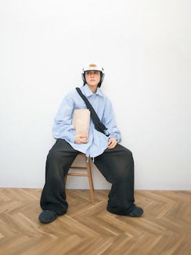「アイテム（ラッピングキット）」を使った、Naotoさん（メンズ・165cm）の秋コーディネート