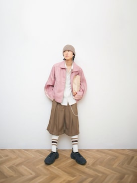 「アイテム（PC・スマホグッズ/家電）」を使った、Naotoさん（メンズ・165cm）の秋コーディネート