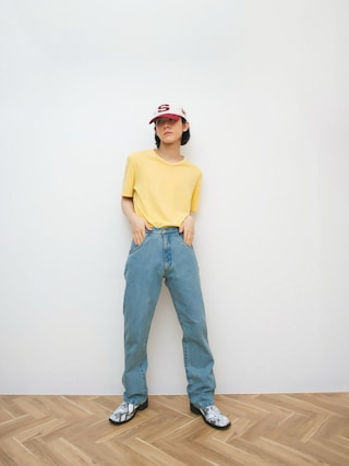 「Maison Margiela（メゾンマルジェラ）のMAISON MARGIELA T-shirts（Tシャツ/カットソー）」を使った、Naotoさん（メンズ・165cm）の夏コーディネート