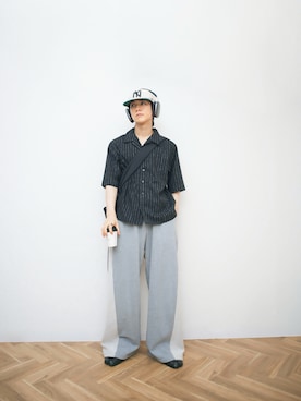 「soerte（ソエルテ）のアイテム」を使った、Naotoさん（メンズ・165cm）の春コーディネート
