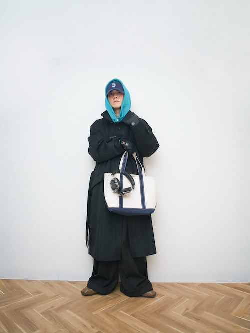 Heavy Melton check shaggy over coat - special edition / ヘビー