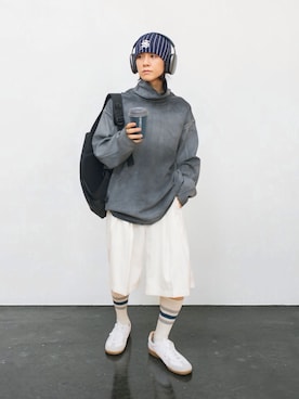 「DIESEL（ディーゼル）のアイテム」を使った、Naotoさん（メンズ・165cm）の秋コーディネート