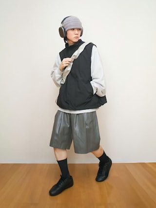 「PUMA（プーマ）のPUMA プーマ ユニセックス スピードキャット ドレスト スニーカー（スニーカー）」を使った、Naotoさん（メンズ・165cm）の秋コーディネート