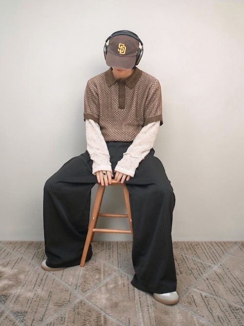 「FRUIT OF THE LOOM(フルーツオブザルーム)のC.3P DadSocks(Mix) / ルーズフィットソックス / 3足セット / マルチカラー(ソックス/靴下)」を使った、Naotoさん(メンズ・165cm)の秋コーディネート