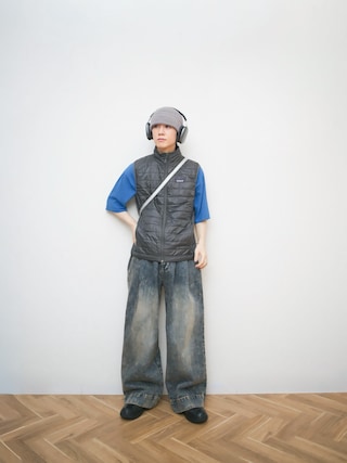 「FRUIT OF THE LOOM（フルーツオブザルーム）のC.3P　DadSocks（Mix） / ルーズフィットソックス / 3足セット / マルチカラー（ソックス/靴下）」を使った、Naotoさん（メンズ・165cm）の春コーディネート
