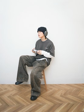 「NIKE（ナイキ）のアイテム」を使った、Naotoさん（メンズ・165cm）の春コーディネート