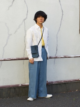 「FUDGEBOYのトラッドスタイル」｜「アイテム（その他）」を使った、Naotoさん（メンズ・165cm）の春コーディネート