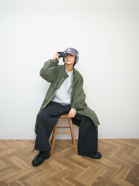 「アイテム（インテリア）」を使った、Naotoさん（メンズ・165cm）の秋コーディネート