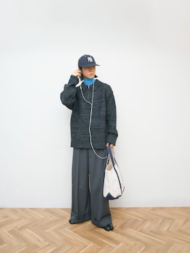 「L.L.Bean（エルエルビーン）のアイテム」を使った、Naotoさん（メンズ・165cm）の冬コーディネート