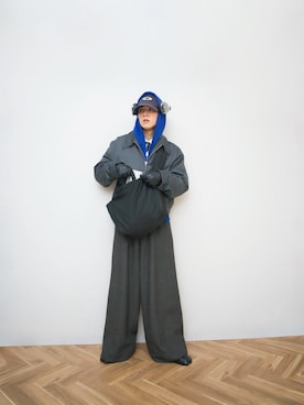 「アイテム（ヘッドフォン/イヤホン）」を使った、Naotoさん（メンズ・165cm）の秋コーディネート