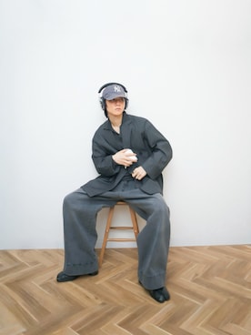 「アイテム（財布）」を使った、Naotoさん（メンズ・165cm）の春コーディネート