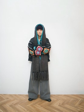 「アイテム（MA-1）」を使った、Naotoさん（メンズ・165cm）の冬コーディネート