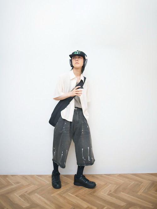 OUR LEGACY ブラック2センチレザーベルト L-80 2 CM BELT | OUR